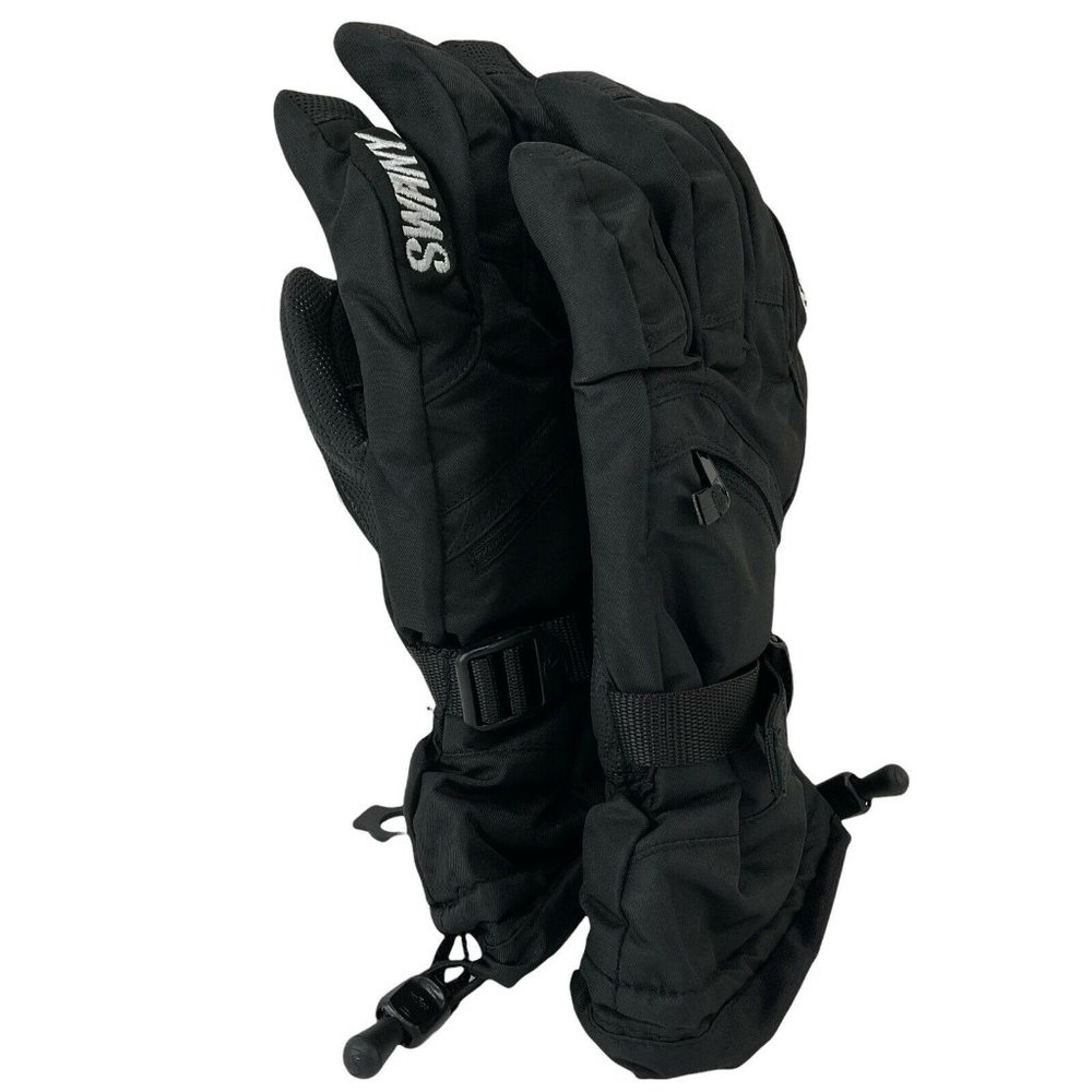 Swany Gloves Mens X-Over Sz M Ski Snowboard SX-85M Black HiPora Dry Lining Nwt